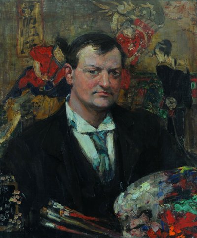Edward Atkinson Hornel door Bessie MacNicol