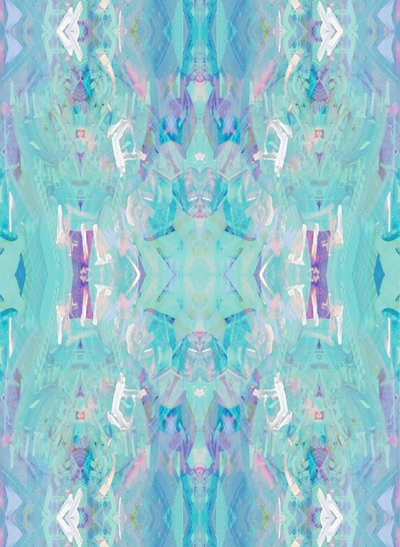 Aqua, 2014 (gemengde techniek, digitale print) door Beth Travers