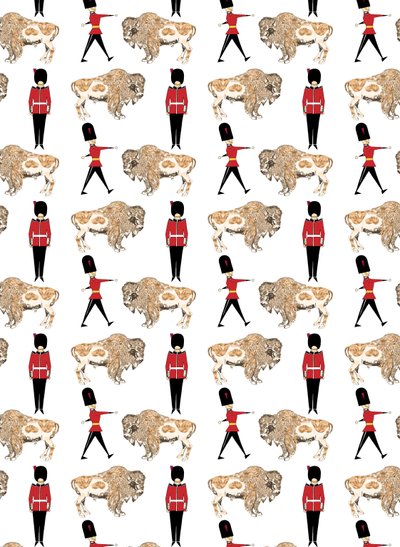 Buffalo Soldier, 2015 (illustratie, digitaal) door Beth Travers