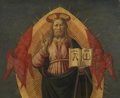 God de Vader in een Zegenende Houding, c.1480 door Biagio dAntonio