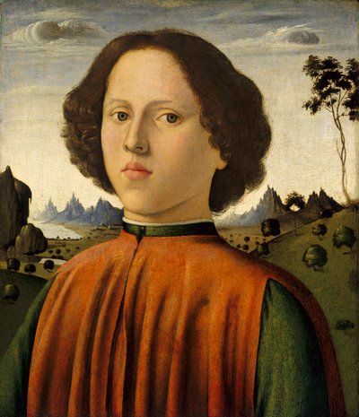 Portret van een jongen door Biagio d
