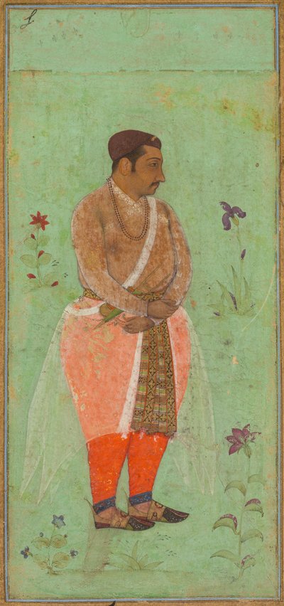 Portret van Suraj Singh Rathor, Raja van Marwar en oom van Shah Jahan..., c. 1600 door Bishandas