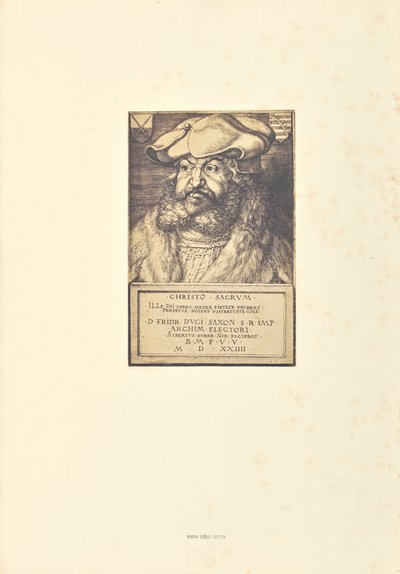 Frederik, keurvorst van Saksen door Bisson Frères