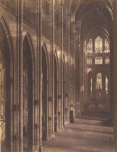 Rouen, in de kerk van Saint-Ouen door Bisson Frères