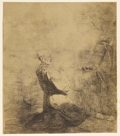 Heilige Hiëronymus (De Grote) door Bisson Frères