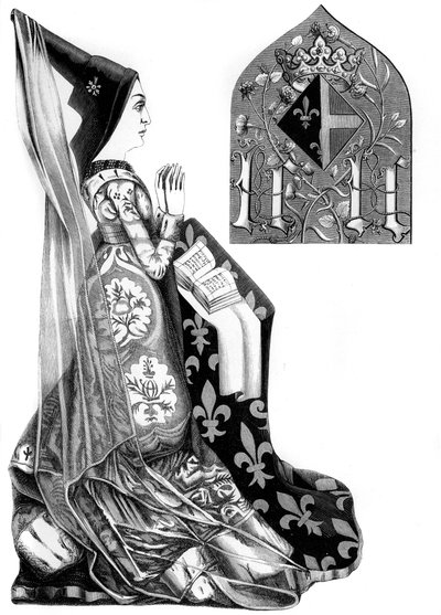 Charlotte van Savoye 1441-1483, koningin-gemalin van Lodewijk XI van Frankrijk, 15e eeuw 1849 door Bisson and Cottard