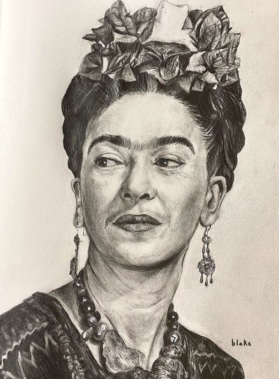 Frida Kahlo, ca.2021 door Blake Munch