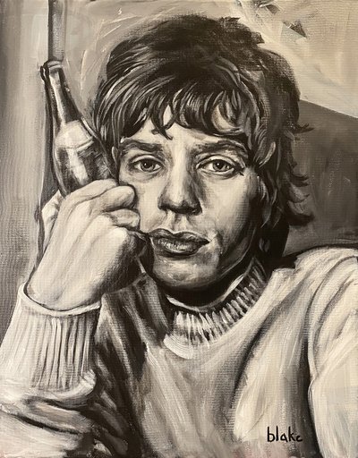 Mick Jagger, ca.2021 door Blake Munch