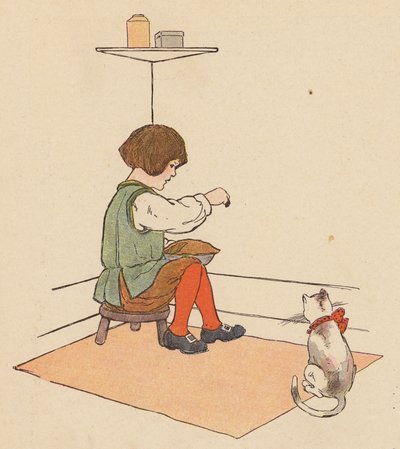 Kinderversje: Little Jack Horner door Blanche Fisher Wright