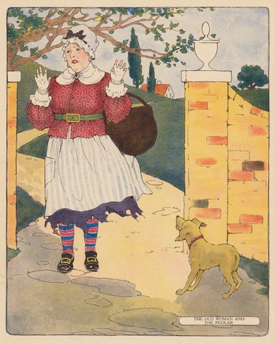 Kinderversje: De Oude Vrouw en de Marskramer door Blanche Fisher Wright