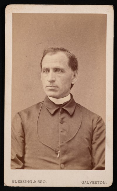 Portret van Rev. Joseph Celestine Carrier, voor 1876 door Blessing and Bro