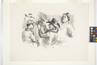 Paardenveiling door Boardman Robinson