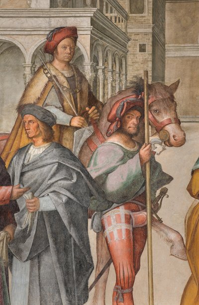 Centrale Schip, Eerste Noord Span, Ontmoeting van St. Joachim en Sant