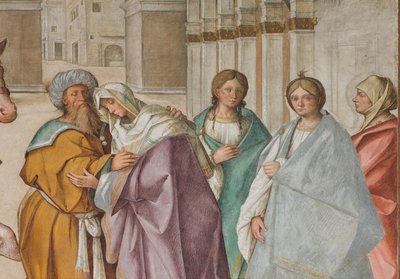 Centrale Schip, Eerste Noord Span, Ontmoeting van St. Joachim en Sant