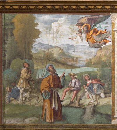 De verschijning van de engel aan St. Joachim door Boccaccio Boccaccino