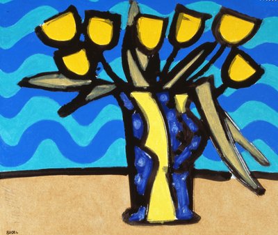 Gele Tulpen, 1996 door Bodel Rikys