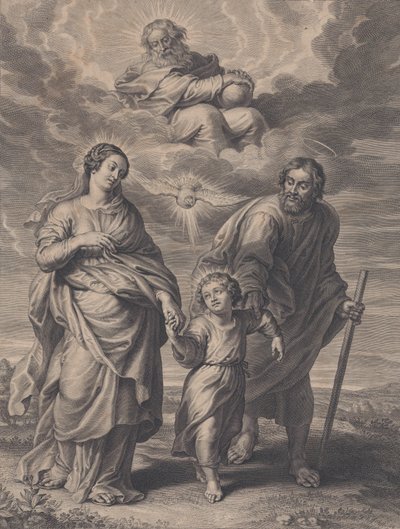 De terugkeer uit Egypte, 1595-1659 door Boetius Adams Bolswert