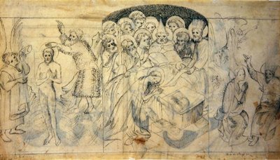 Scènes uit het leven van Christus en de Maagd, ca. 1400 door Bohemian School