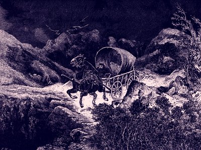 California wagenrit bij nacht door Bohuslav Kroupa