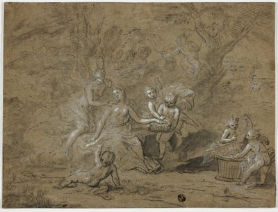 Cupido en Psyche door Bon Boullongne