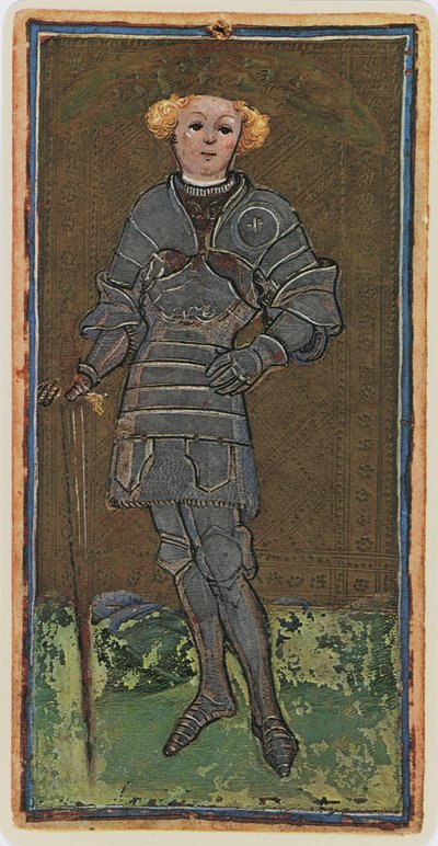 De Boer van Zwaarden, facsimile van een tarotkaart uit het 