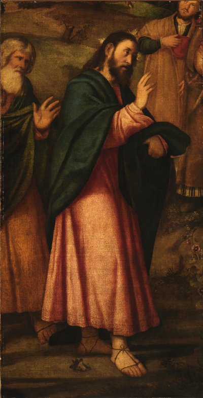 Christus spreekt tot het volk, begin-midden 16e eeuw door Bonifacio de
