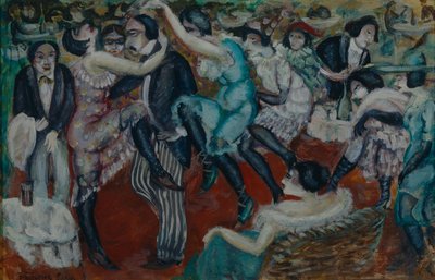 Café chantant, 1913 door Boris Dmitrievich Grigoriev