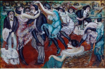 Cafe chantant door Boris Dmitrievich Grigoriev