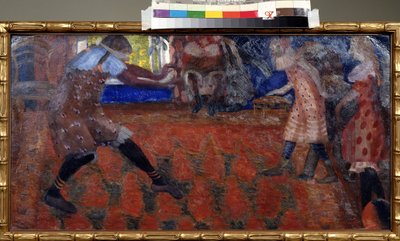 Blindemannetje door Boris Dmitrievich Grigoriev