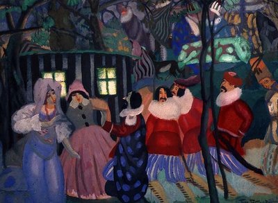 Veroveraars, 1913 door Boris Dmitrievich Grigoriev
