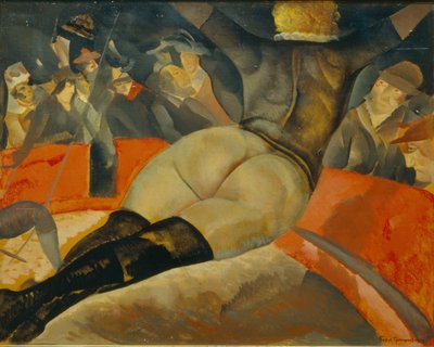 In het circus, ca. 1908 door Boris Dmitrievich Grigoriev