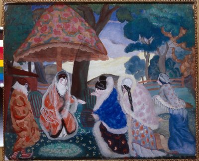 De begroeting van de pasgetrouwden door Boris Dmitrievich Grigoriev