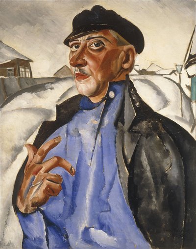 Portret van Vaska Pepel (de Onderwereld) door Boris Dmitrievich Grigoriev