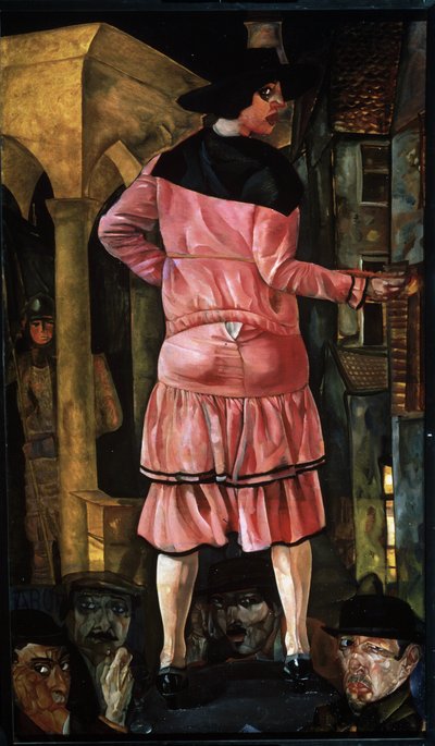 Straat van de Blondes door Boris Dmitrievich Grigoriev