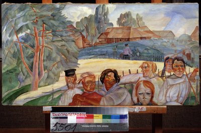 Rusland. Uit de serie De gezichten van Rusland door Boris Dmitrievich Grigoriev