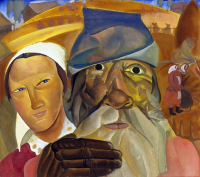 Gezichten van Rusland door Boris Dmitrievich Grigoriev