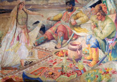 Stepan Razin door Boris Mikhailovich Kustodiev