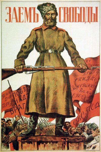 De Vrijheidslening door Boris Mikhailovich Kustodiev