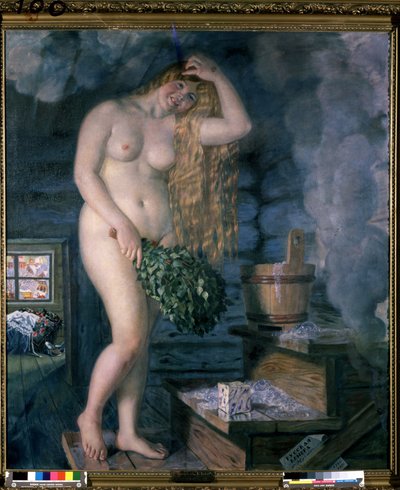 Russische Venus door Boris Mikhailovich Kustodiev