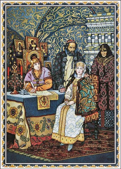 Boris Godunov en zijn Familie, 1927 door Boris Vasilievich Zvorykin