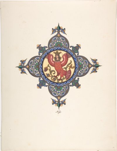 Vuurvogel als Tsarevna, ca. 1925 door Boris Vasilievich Zvorykin
