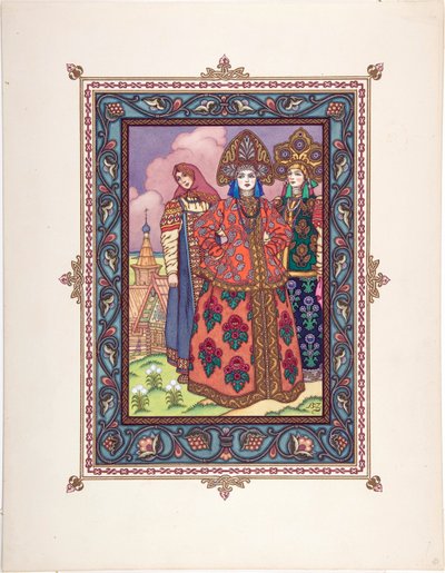 Vasilisa de Schone door Boris Vasilievich Zvorykin