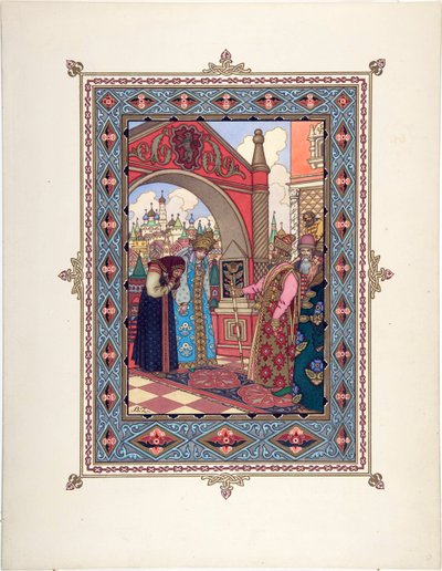 Vasilisa de Schone door Boris Vasilievich Zvorykin