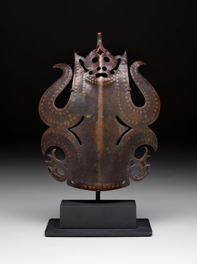 Krijgers Hoofdtooi Ornament: Frontale Figuur door Bornean Bornean