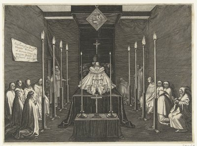 Praalbed van prins Filips Willem, 1618 door Boëtius Adamsz. Bolswert