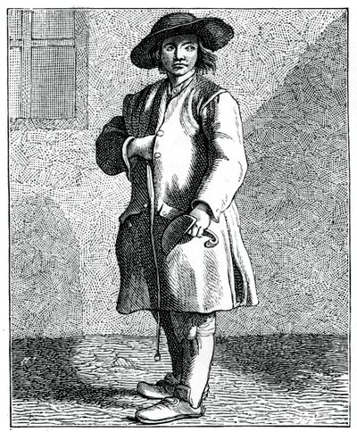 Een schoorsteenveger, 1737-1742 door Bouchardon