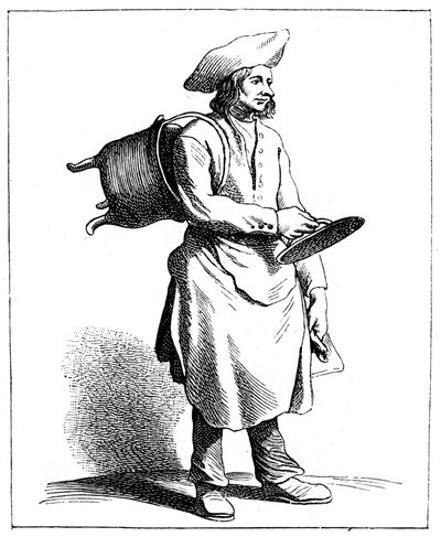 Een Auvergnat Tinsmid, 1737-1742 door Bouchardon