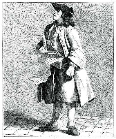De lijst van de winnaars in de loterij!, 1737-1742 door Bouchardon