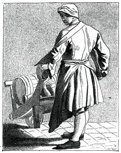 Reizende azijnfabrikant, 1737-1742 door Bouchardon