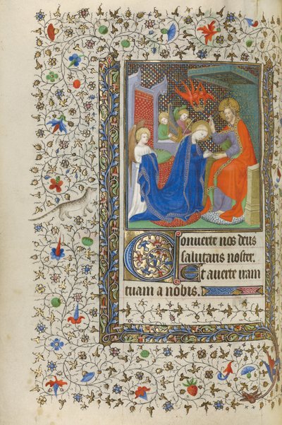 De kroning van de Maagd door Boucicaut Master